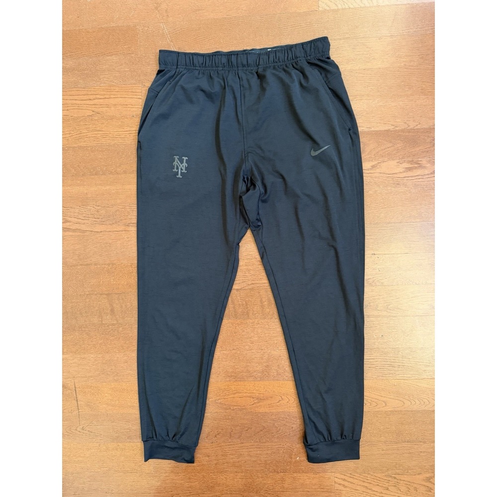 Nike MLB Team Issued DriFit Joggers New York Mets Size L